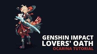 Genshin Impact - Lovers' Oath - @jaydelado - Ocarina tutorial / tabs