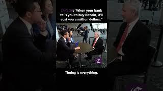 When your bank tells you to buy Bitcoin... it'll cost you $1 million.