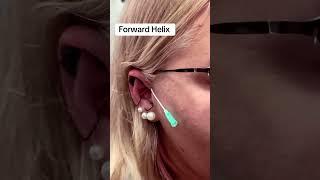 Forward Helix  _neuespiercing _piercingvideo _salzgitter _piercedgirl #piercingfreak #piercings