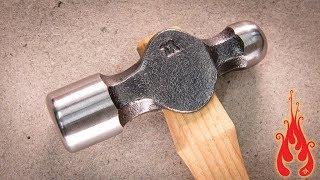 Blacksmithing - Making a ball peen hammer