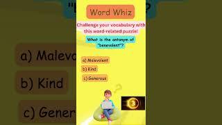 Trigger Your Brain #35 -  Word Whiz