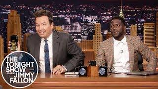 Kevin Hart FaceTimes Dwayne Johnson While Co-Hosting The Tonight Show