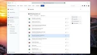 Using the Team Files app for Confluence - Using connected folders