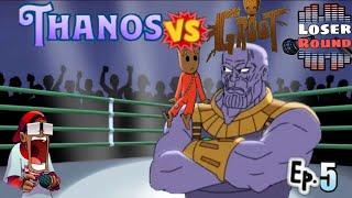 Thanos Vs groot Cartoon beatbox battles (Loser round) Episode 5 @verbalase