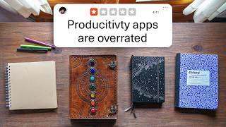 She Replaced Her Productivity Apps with 4 Notebooks - Here's What Happened