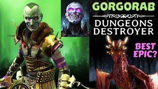 Raid: Shadow Legends. Why Gorgorab is the Best Epic for Midgame. Every Dungeon Use Guide.