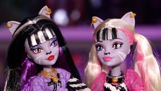 Monster High G3 Hissfits Purrsephone, Meowlody, Toralei Распаковка и Обзор