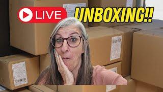 LIVE UNBOXING of The Niche Lady's Storage Inventory