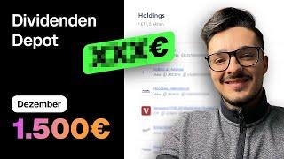 Mein 1500€ Dividenden Depot: So viel habe ich im Dezember verdient!