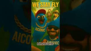 WE STAY FLY  Jungle Vibes, Parrot Rhymes & Island Times | #JungleRap #YouTubeShorts #AICONIC