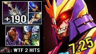 WTF +190 INT STOLE New 7.25 Silencer vs 10 Items Anti Mage Crazy Defense Comeback Dota 2