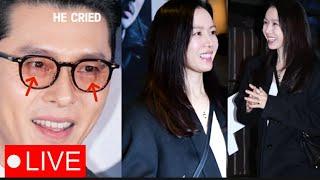 HYUN BIN CRIED AFTER SEEING HIS WIFE TO SUPPORT HIM! (FULL VIDEO) THE ACTRESS CHOOSE TO SUPPORT HIM!