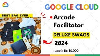 Deluxe Quality Google Cloud Swags || Google Cloud Arcade Facilitator Swags in 2024