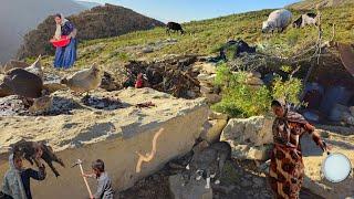 Nomadic Life: Nomadic Girls’ Shelter in the Sky | Nomadic Herding Life in Zagros  