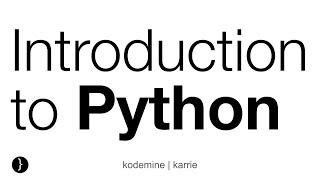 Python Introduction | Python Tutorial | Python Course