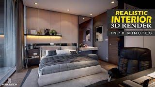 LUMION 10 RENDERING EXPERT SERIES#13 BEDROOM