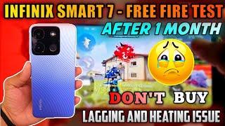 INFINIX SMART 7 FREE FIRE TEST AFTER 1 MONTH/infinix smart 7 after 1 month ff test + detail review.