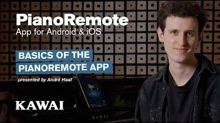 Basics of the PianoRemote App  (ENGLISH)