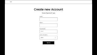 WEBSITE LOGIN SAMPLE