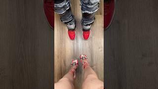 HERS&HIS #sneakers #heels #datenight #couplegoal