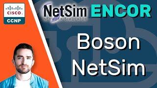 Boson NetSim for ENCOR // Advanced Network Simulator // ENCOR 350-401 Complete Course