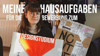 Meine Hausaufgaben für die Bewerbung zum Kommunikationsdesign-Studium // Für Düsseldorf & Potsdam