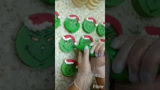 "Grinch" and "Chrystmas decoration" cold process soap