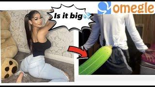 CUCUMBER PRANK ON OMEGLE‼️‼️