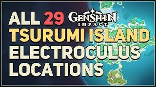 All 29 Tsurumi Island Electroculus Locations Genshin Impact