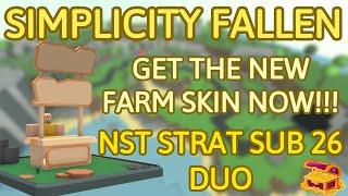 SIMPLICITY FALLEN BEST STRATEGY TO GET PLS DONATE FARM SKIN  | Tower Defense Simulator TDS