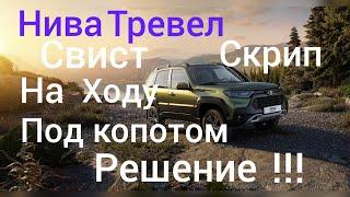 Нива тревел. Свист скрип  НА ходу под копотом при сбросе газа .решение проблемы