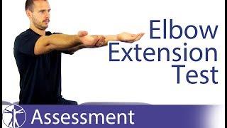 Elbow Extension Test | Olecranon Fracture