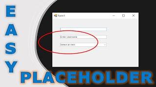 Easy and simple way to add text placeholder in Textbox or Combobox control in VB.Net
