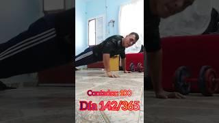 Día 142/365 reto de flexiones. Mis brazos no dan más!!!