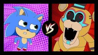 СОНИК VS ФНАФ ФРЕДДИ | SONIC THE HEDGEHOG VS FNAF FREDDY