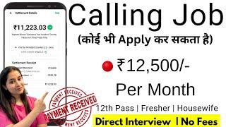 Calling Jobs From Home | 12th Pass Work From Home Jobs | Part Time Online Jobs For Students 