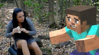 REALISTIC MINECRAFT IN REAL LIFE!  - STEVE AND KSUSHA