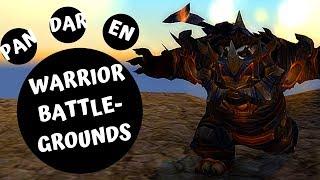 A Pandaren Warrior Enters The Battlegrounds