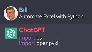 Automate Excel with ChatGPT (and Python)