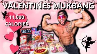 I GAINED 15 LBS - VALENTINES MUKBANG - 11,000 CALORIES