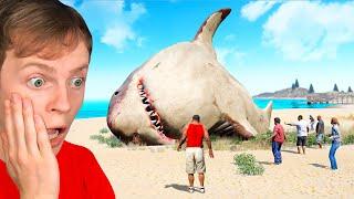 The MEGALODON SHARK in GTA 5! (Find & Catch it)