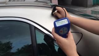 Coating thickness gauge test the car paint GTS8202