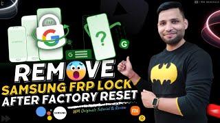 How to Remove Samsung FRP Lock after factory reset (2024) Bypass Google FRP Lock On Android Phone