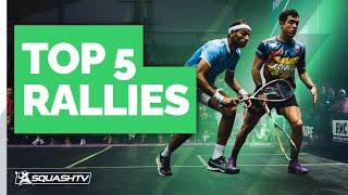 Paris Squash 2023 - Top 5 Rallies! 