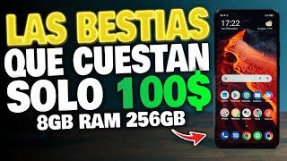 3 TELÉFONOS DE GAMA ALTA QUE SOLO CUESTAN 100$ ¡MAS BARATO IMPOSIBLE!  