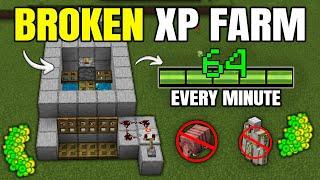 Best XP Farm EVER in Minecraft Bedrock 1.21 (MCPE - Xbox - PS)