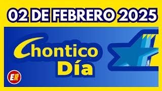 Resultado CHONTICO DIA de hoy domingo 02 de Febrero de 2025 