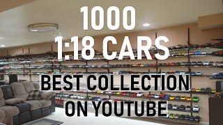 1:18 Diecast Model Car Collection & Man Cave 1000 CARS! BEST ON YOUTUBE