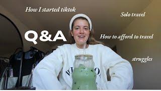 My first Q&A (Travel & My Life)