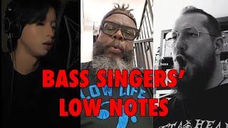 Bass Singers’ Low Notes Compilation [C#2-Eb1]